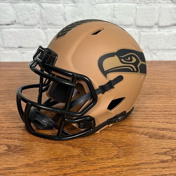 Riddell Salute to Service mini helmet Seattle Seahawks EUC - Picture 1 of 7